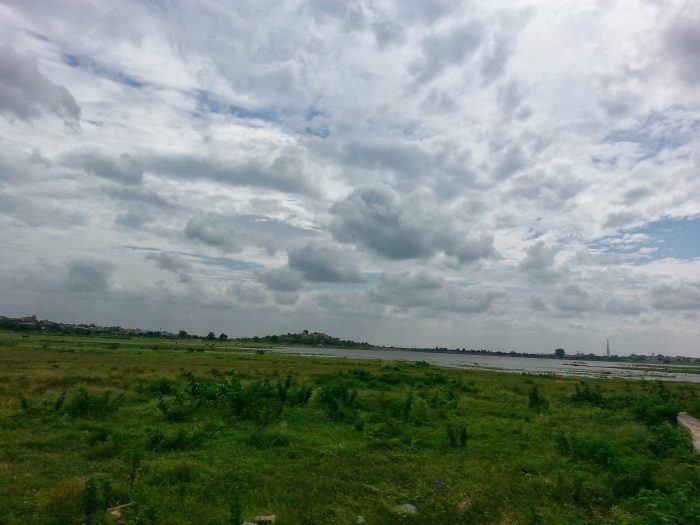 ameenpur lake and sky
